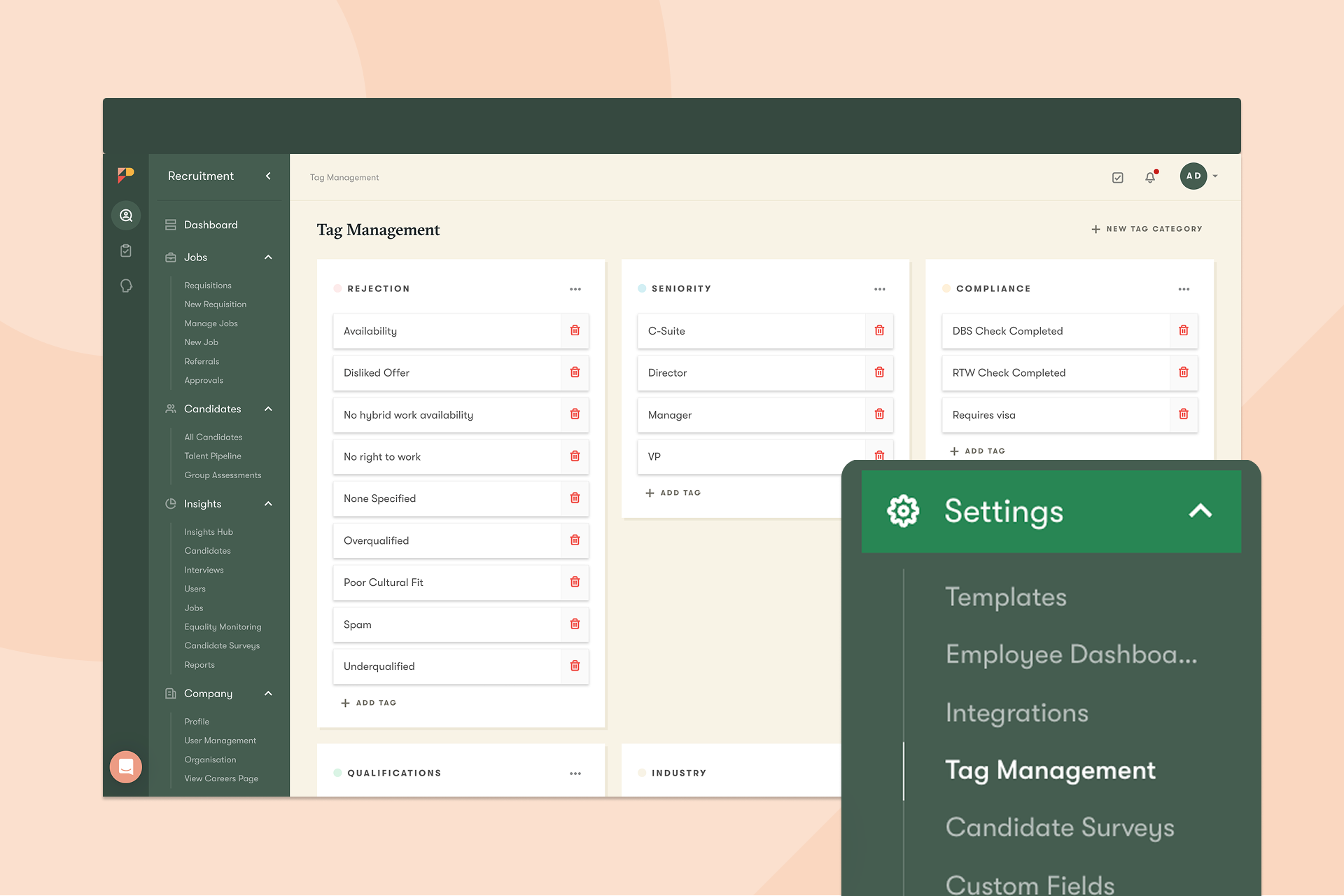 TP - tag management nav a